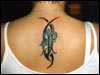 Rücken tribal tatoo